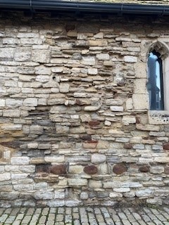 North wall, Sarum Street